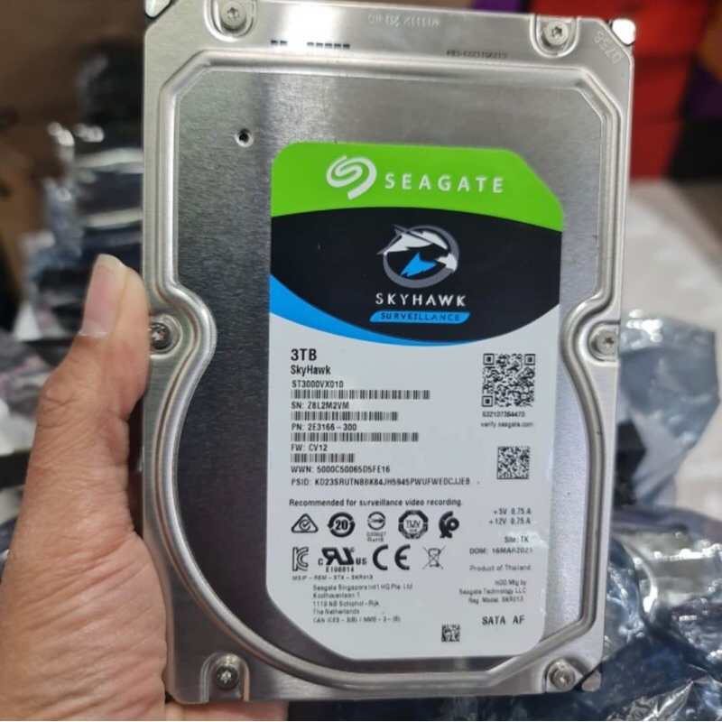 Harddisk Seagate 3TB Skyhawk internal Pc / CCTV