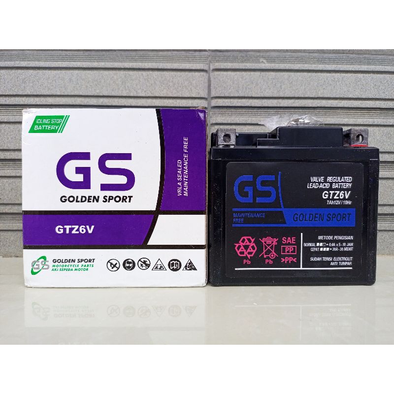 Aki Motor Yamaha Fazzio, Freego, XT 225 Kering MF GTZ6V / GTZ7S