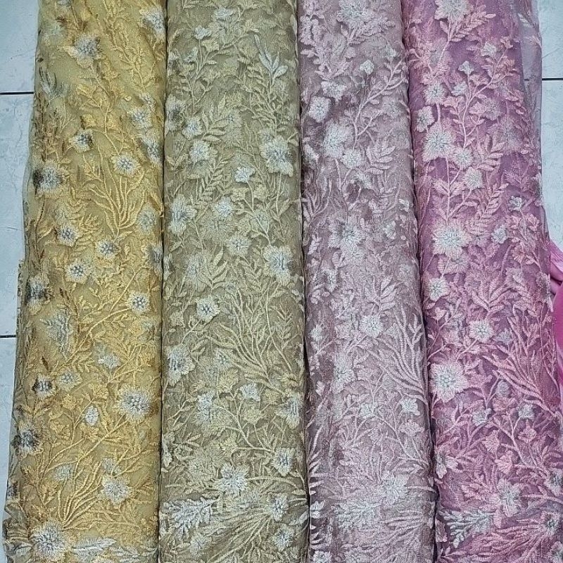 kain tile 2 warna gliter saja murah#dm3
