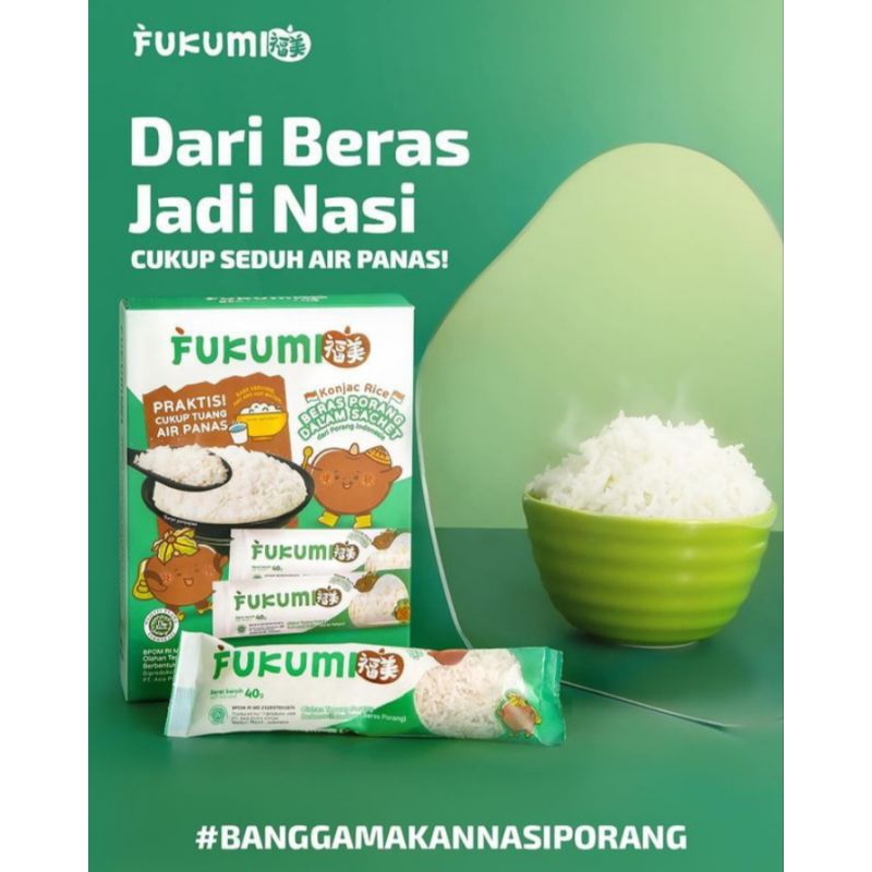 

FUKUMI BERAS PORANG BOX 280gr ISI 7sachet