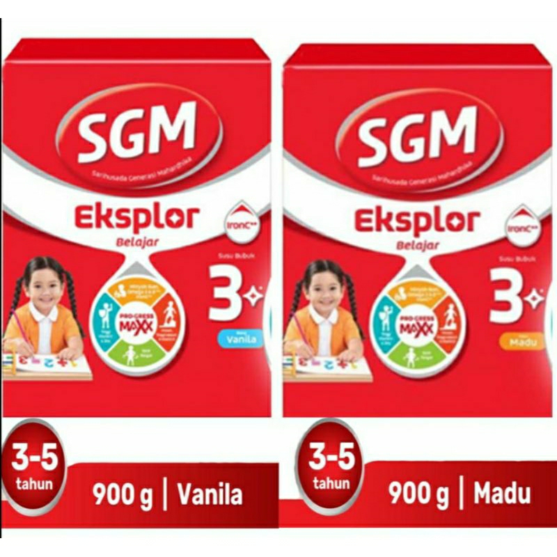 SGM 3+ 900 gram Vanila Madu / SGM 3 PLUS 900gram / SGM Eksplore 3+ 900gram
