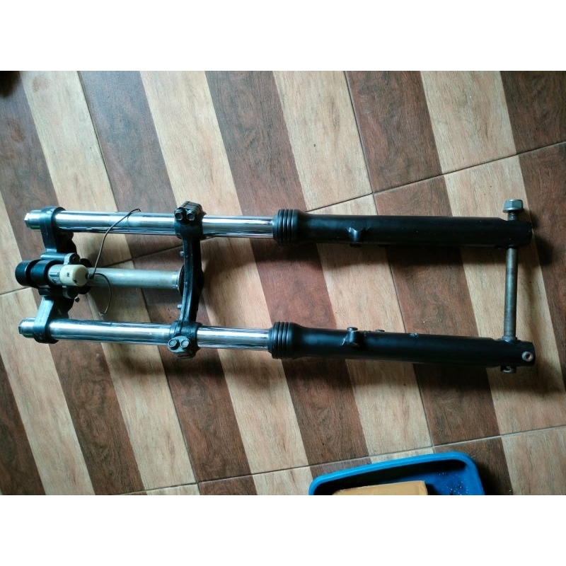 shock depan ninja rr new sok depan ninja rr new original copotan