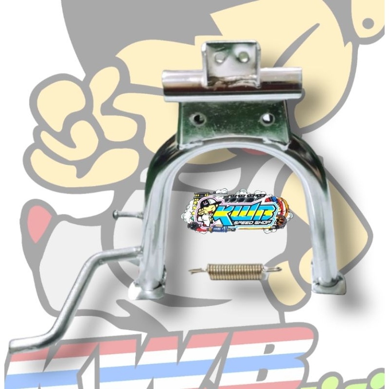 Standar jagrak tengah samping set warna crom pnp yamaha jupiter vega mx king cripton bonus pir