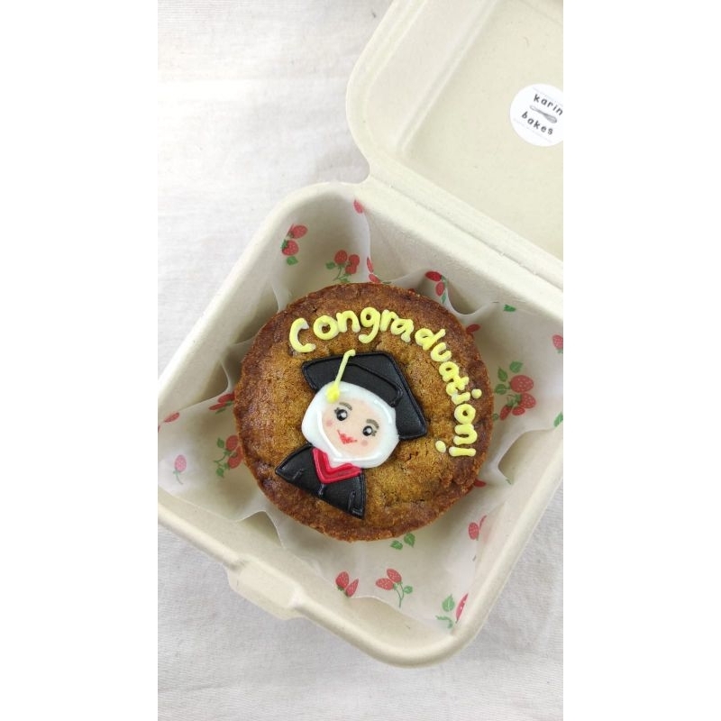 

Bento Cookies Wisuda karakter anak cewek berjilbab