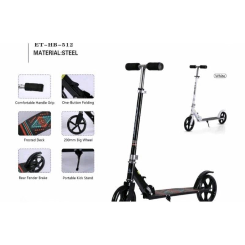 Scooter Skuter Otoped Dewasa EXOTIC ST-2022 / ST 2015 / HB512 HB513 Alloy | High Quality