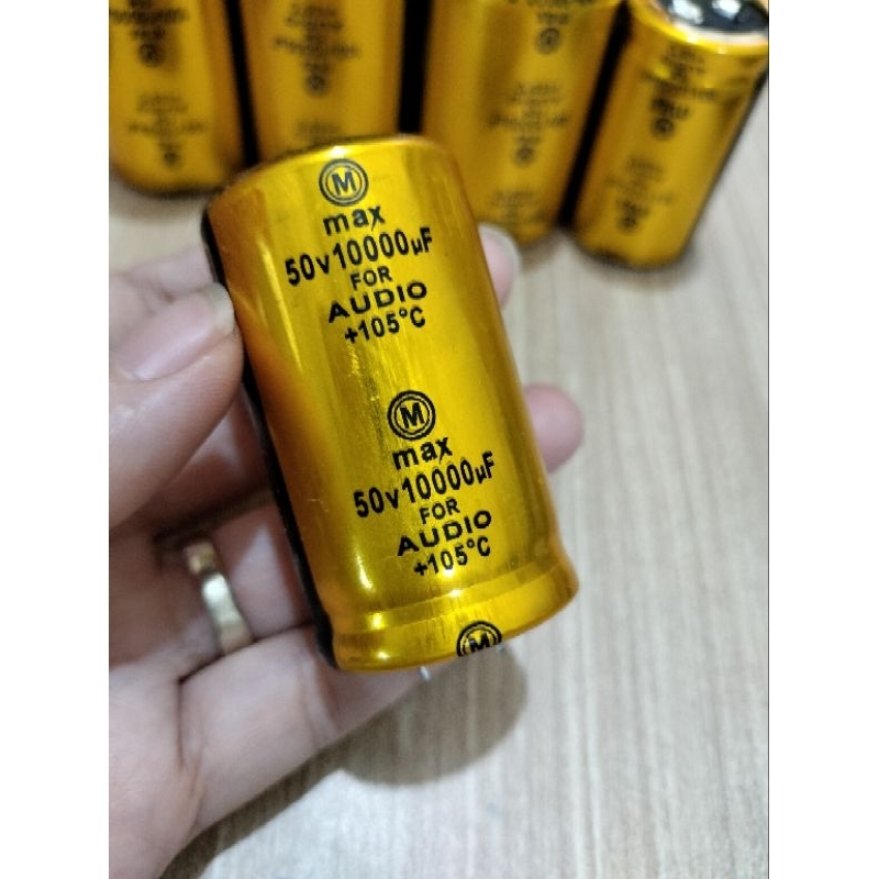 elco 10000uf 50v max gold , 10000/50v max gold