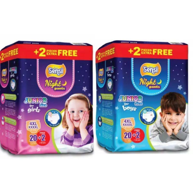 Sensi Diapers Night Junior Pant size jumbo XXXL, XXXXL