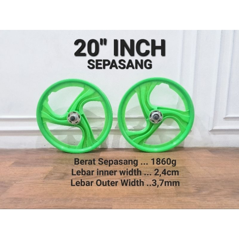 VELG BMX 20 INCH RODA SEPEDA 20 INCH BMX OLD SCHOOL VELG 20INCH BMX MODEL PALANG RACING BINTANG RODA WHEELSET SEPEDA BMX MINI MINION