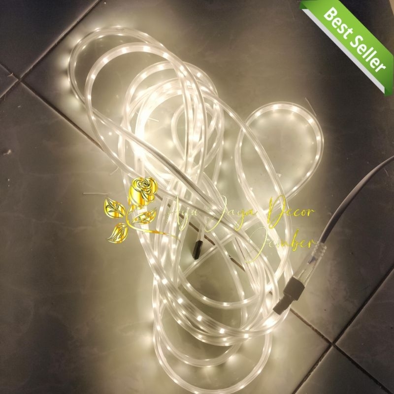 lampu led setrip waterproof+adaptor panjang 5 meter termurah