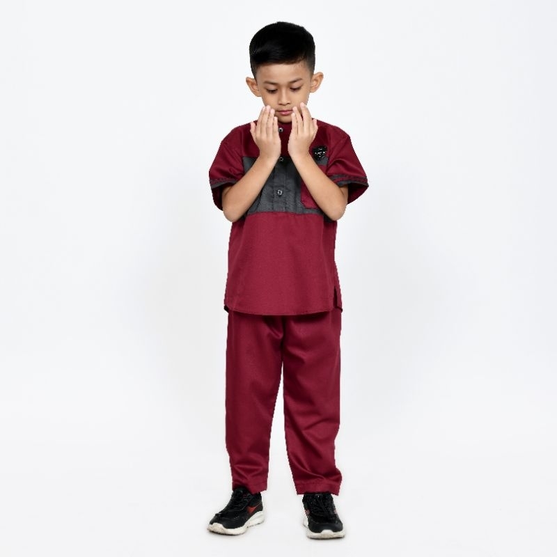 Set Koko Anak Tangan Pendek 3-14 th