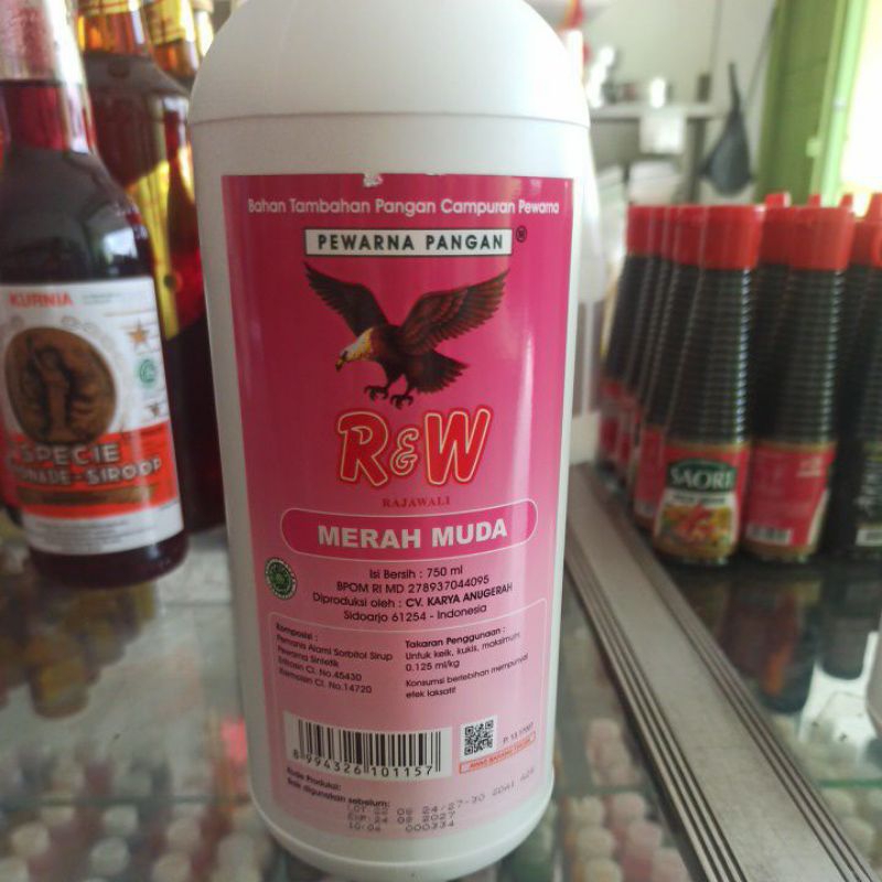 

Pewarna R&W RAJAWALI BPO 750 ml Sumbo