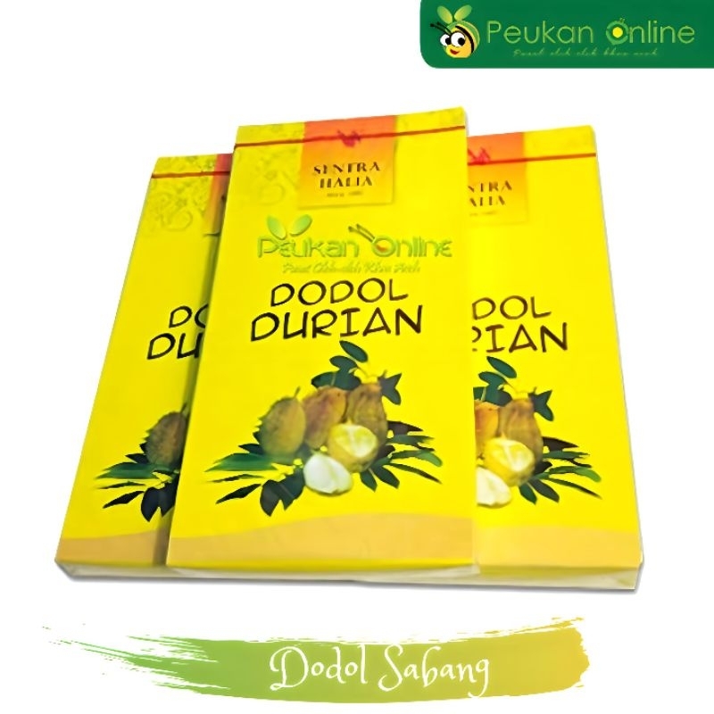 

Dodol Durian Sabang Merk Sentra Halia / Oleh-oleh Aceh Dodol Durian