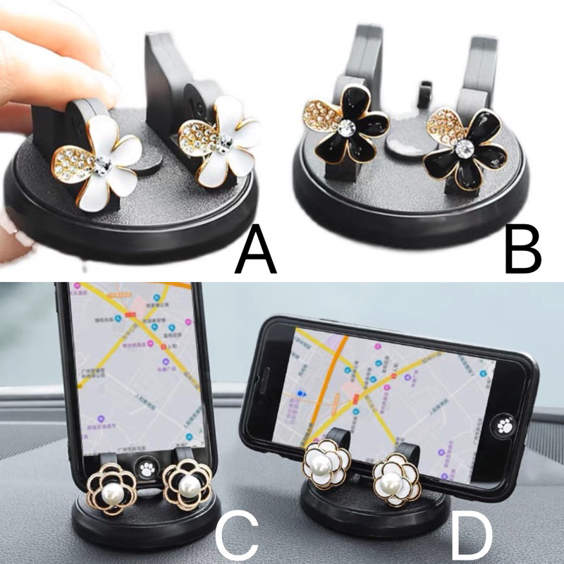 handphone holder mobil bunga