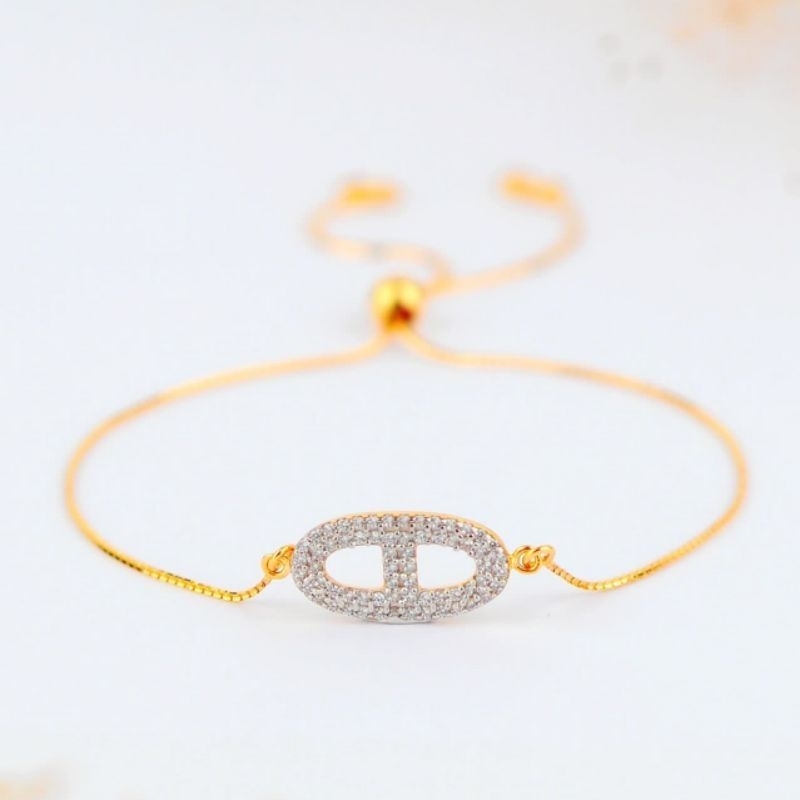 Gelang Emas Serut Havana Leather - Toko Emas Gadjah