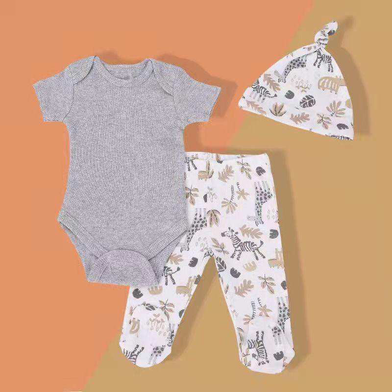 BABY K2 - ( A ) Bodyset Baby 3 in 1 MOTIF BOY &amp; GIRL