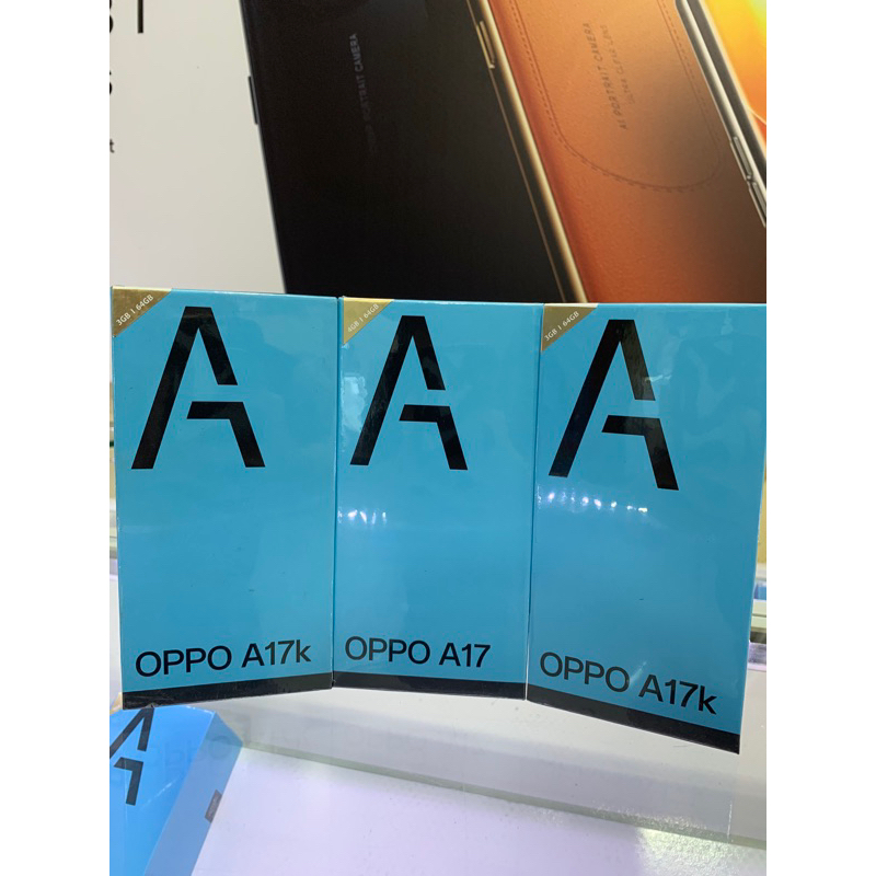 oppo a17k 3/64 & oppo a17 4/64 Garansi Resmi
