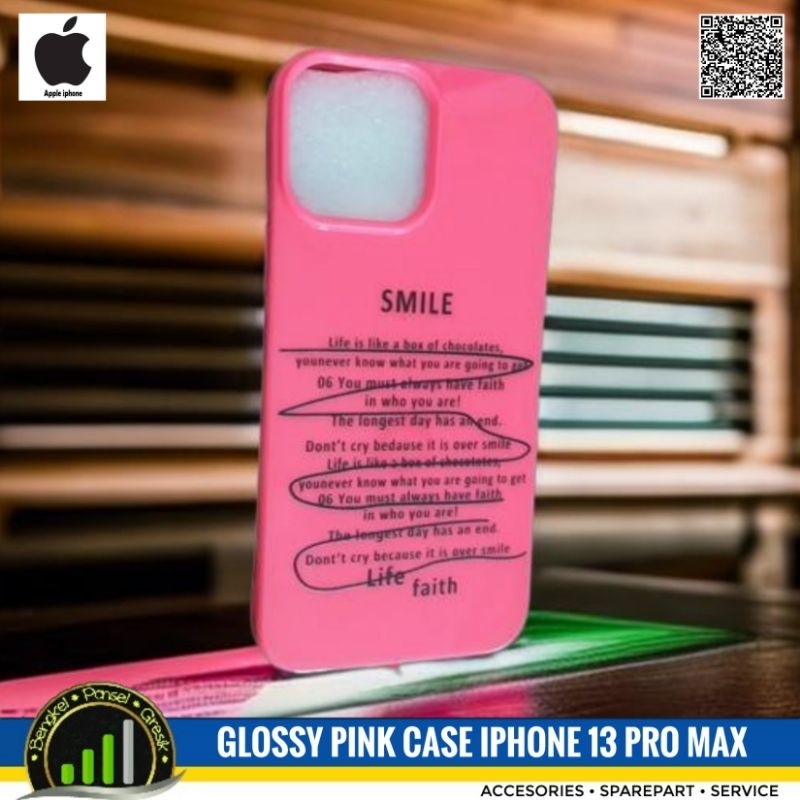 Glossy Pink Case Iphone 13 Pro Max