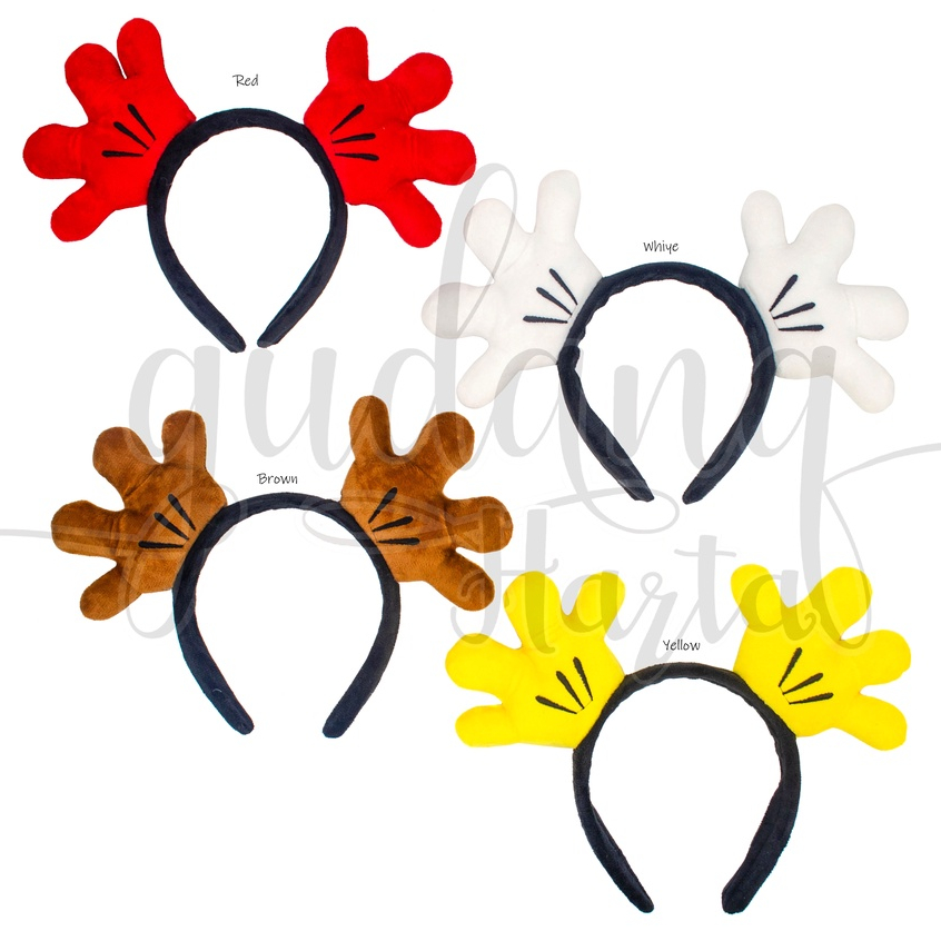 Bando Karakter Mouse Hand Bandana Anak Lucu Unik Headband GH 201982