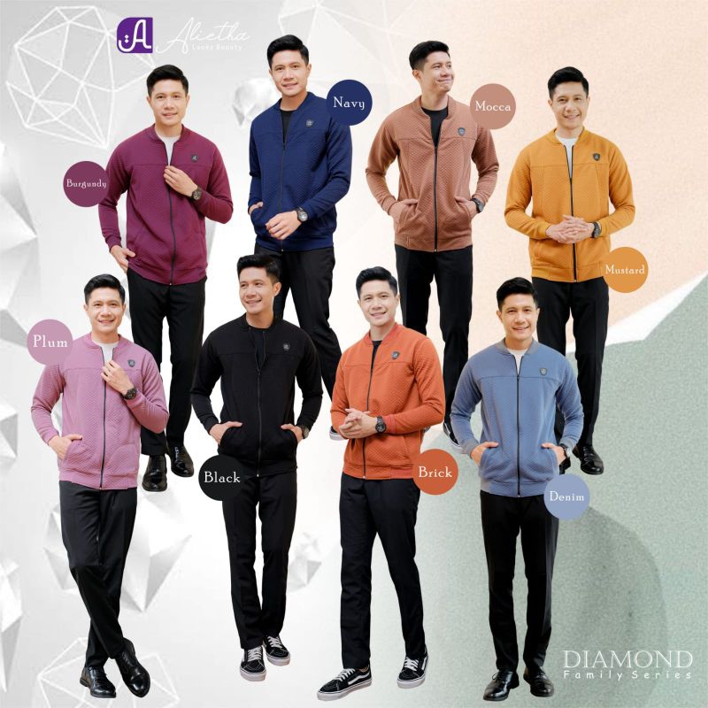 DIAMOND FAMILY SERIES DAD VERSION ORI ALIETHA JACKET PRIA DEWASA MODERN KEKINIAN