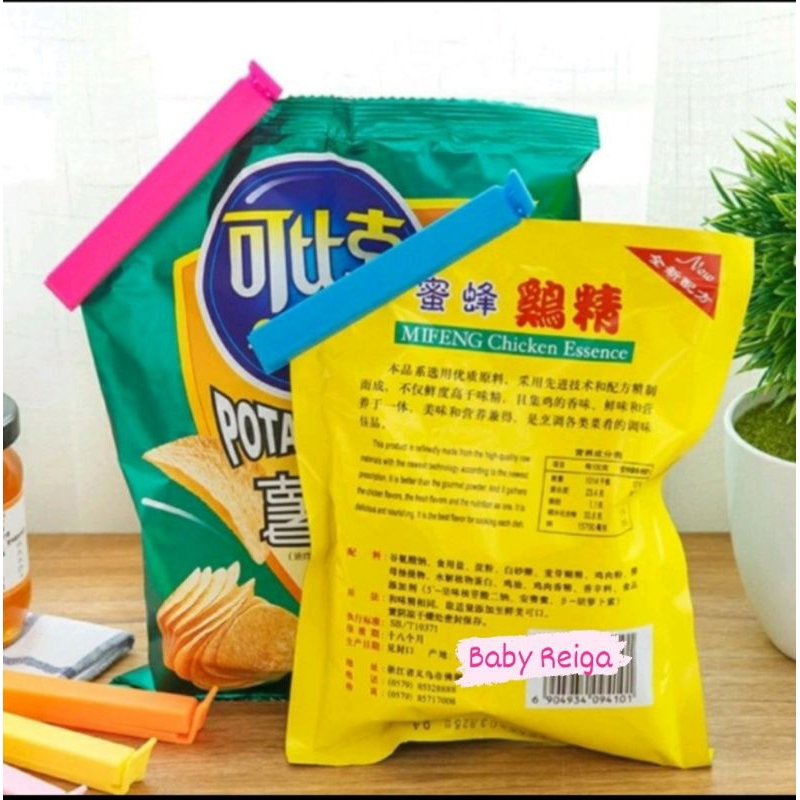 SEALING CLIP SNACK FOOD PENJEPIT PENUTUP MAKANAN SNACK / KLIP KEMASAN