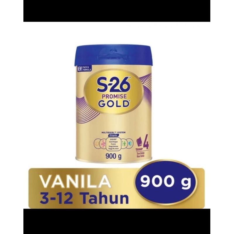 S26 PROMISE GOLD 900GRAM TAHAP 4 SUSU BAYI SUSU FORMULA