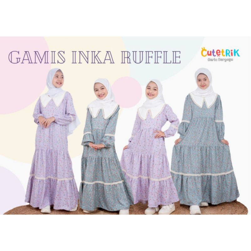 Gamis Inka Ruffle By Cutetrik