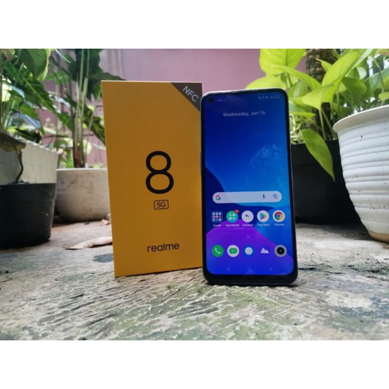 HP Realme 8 5G 8/128GB (Second) + Bonus Softcase