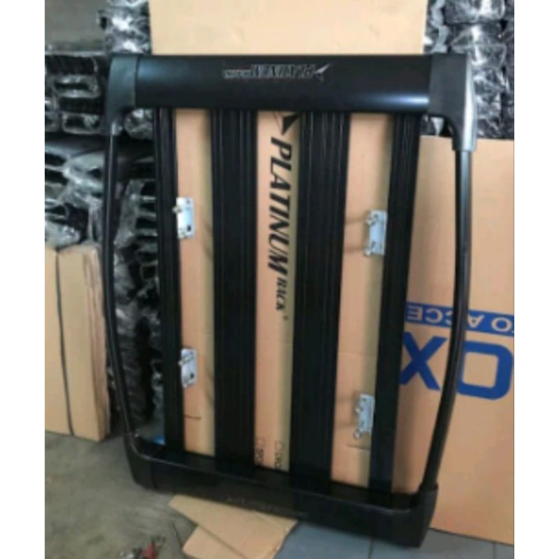 RACK/ROOFRACK/ BAGASI ATAS MOBIL ALUMUNIUM PLATINUM UNIVERSAL