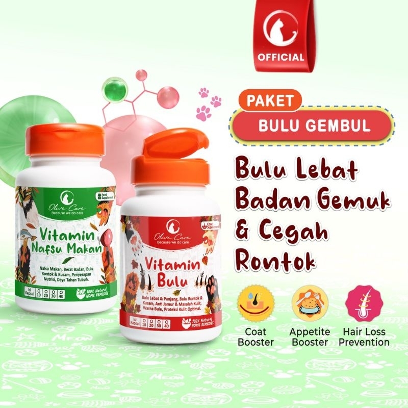 OLIVE CARE PAKET VITAMIN BULU GEMBUL