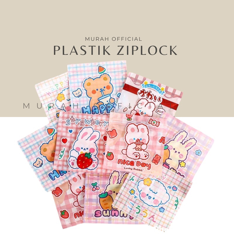 

SALE PROMO plastik klip zipper moti lucu termurah terlaris plastik secrunchie dan kue kering plastik serbaguna
