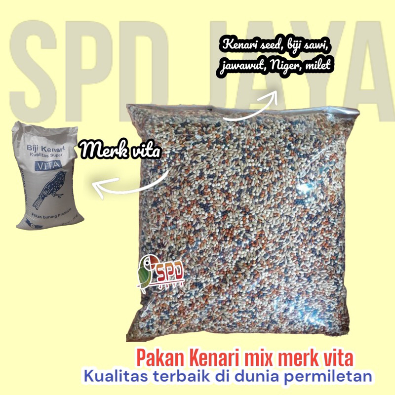 PAKAN KENARI CAMPUR 1 KG