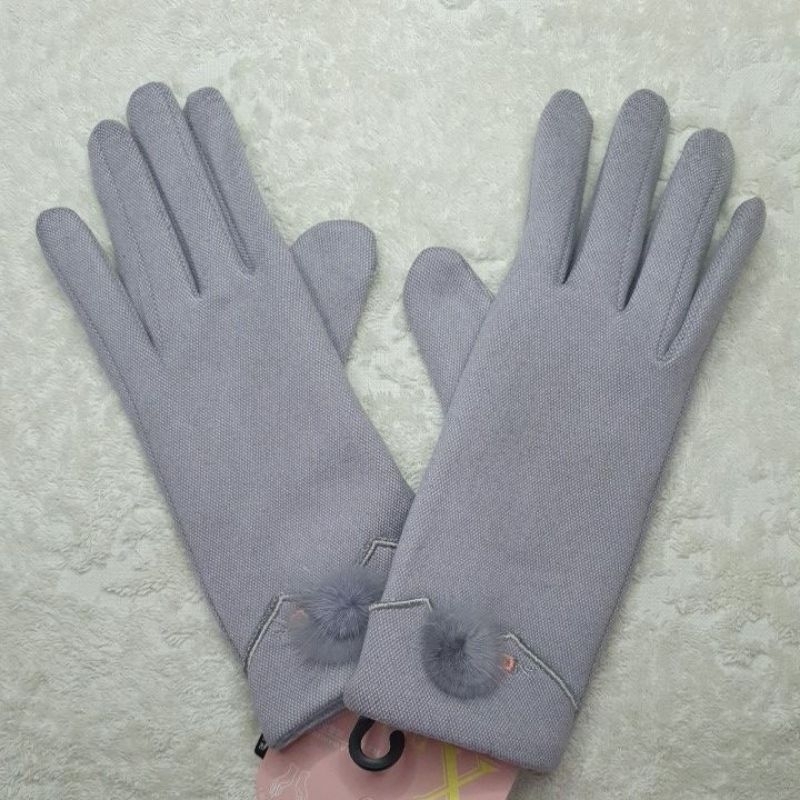 sarung tangan touchscreen wanita woman gloves drill NCW3