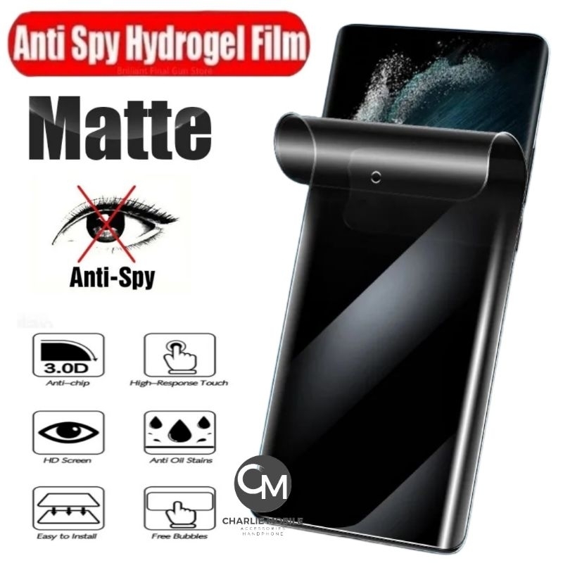 Anti gores Hydrogel spy matte privacy screen protector Vivo IQOO 11 IQOO 11 Pro