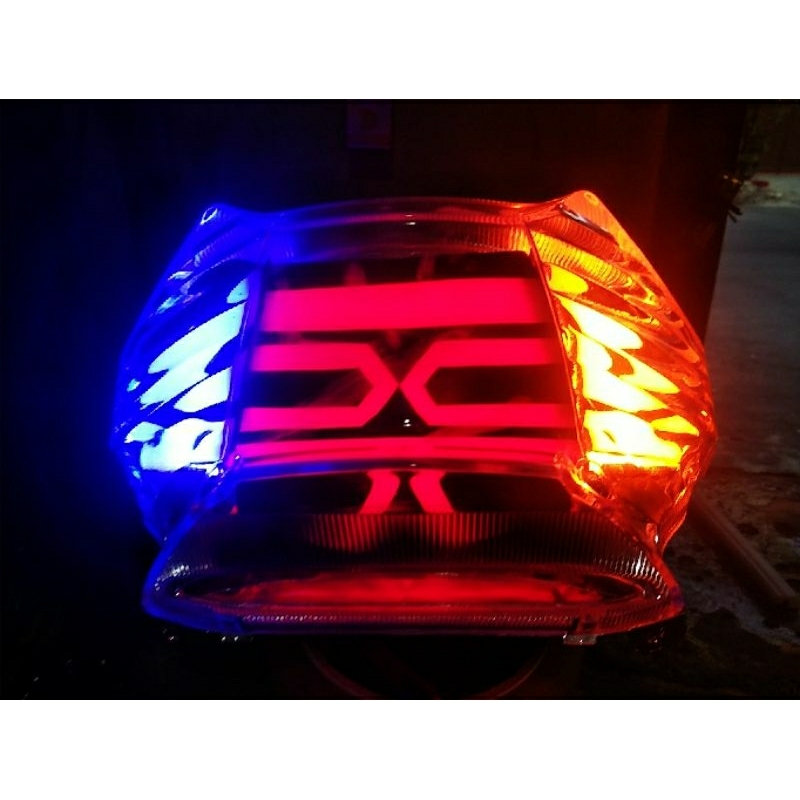 stoplamp lampu stop belakang Yamaha Mio sporty dan smile custom alis running