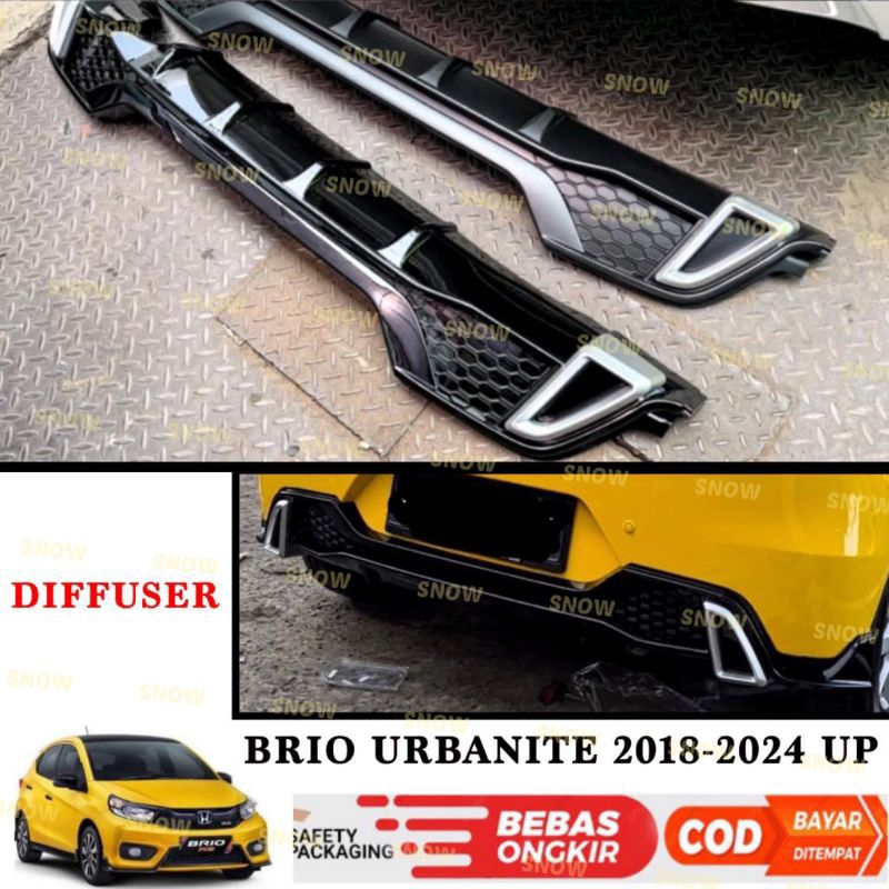 Diffuser Belakang All New Brio 2018 2022 2023 2024 Up Urbanite RS Satya