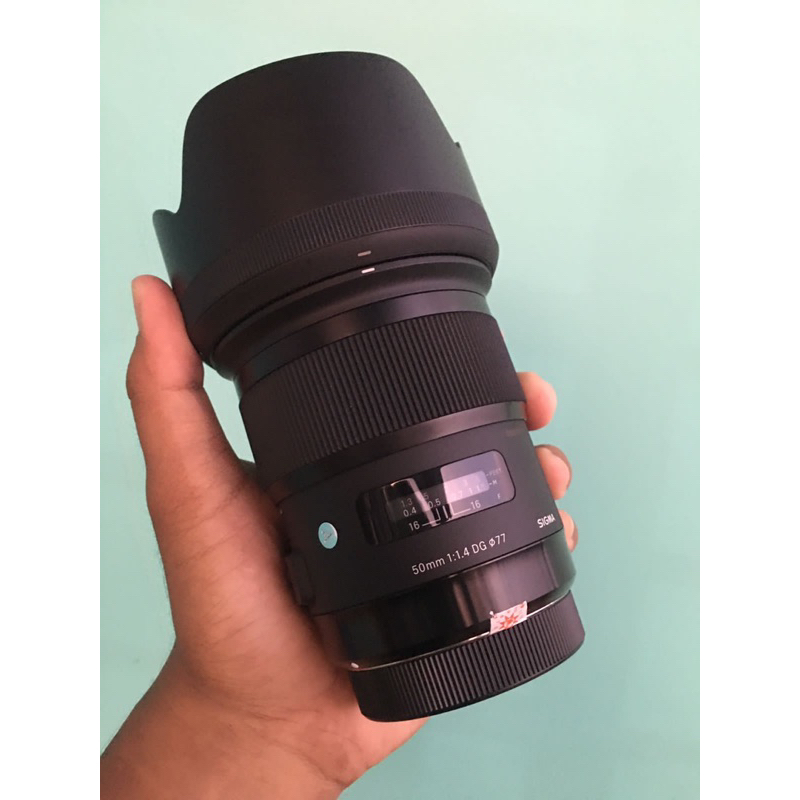 Sigma Art 50mm For Canon fullset mulus murah
