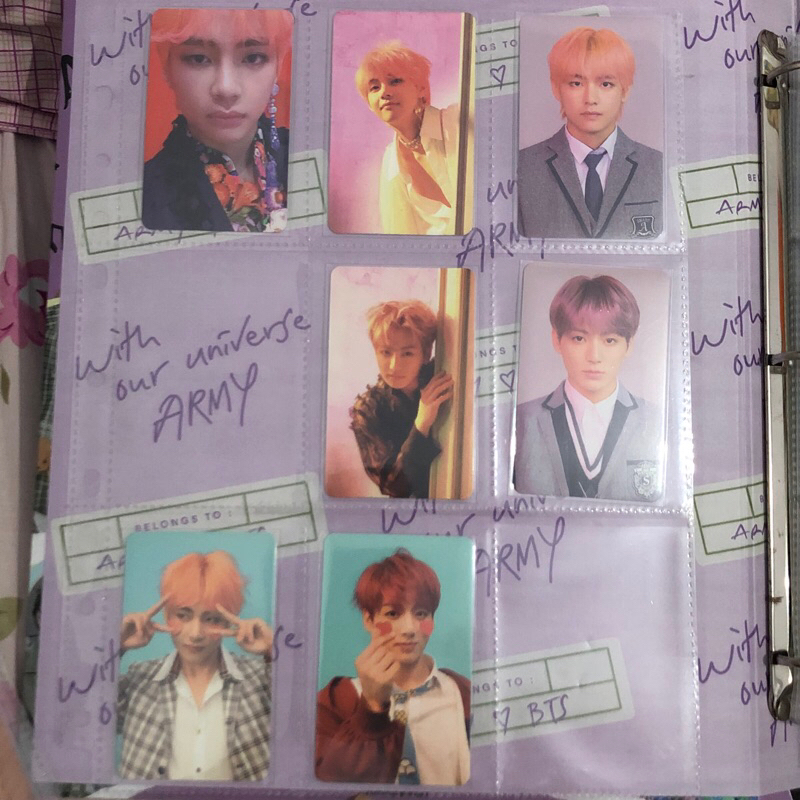 Photocard Love Yourself Answer S E L F Taehyung Jungkook