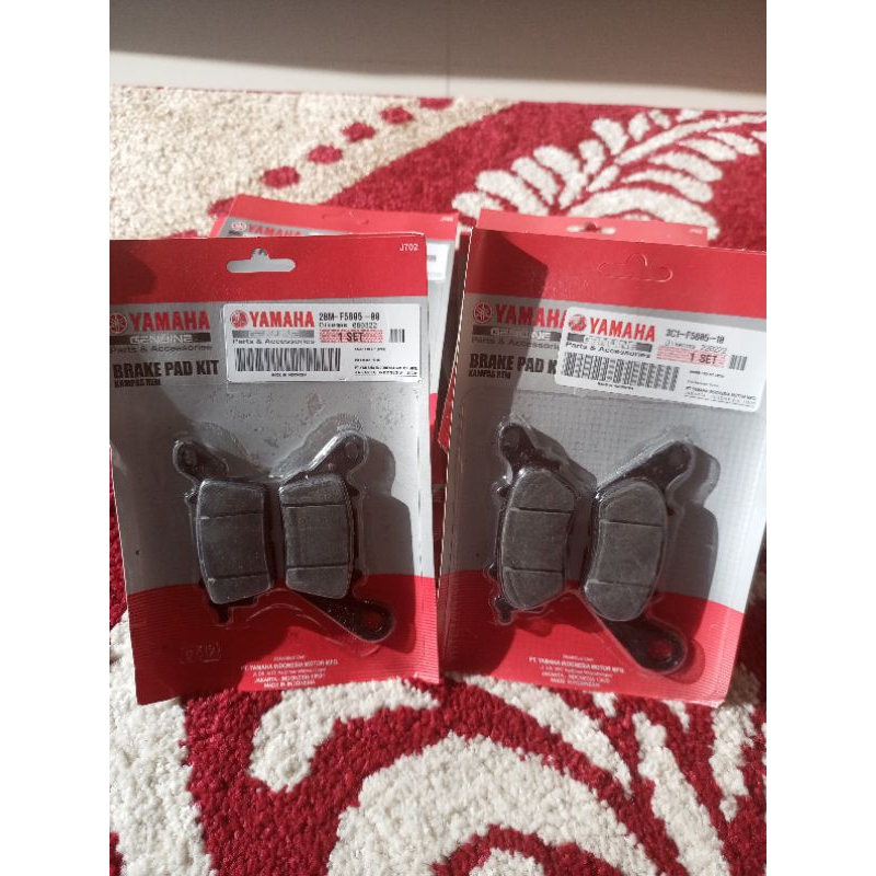 PAKET KAMPAS REM DEPAN & BELAKANG YAMAHA NMAX (2BM-F5805-00 & 3C1-F5805-10)