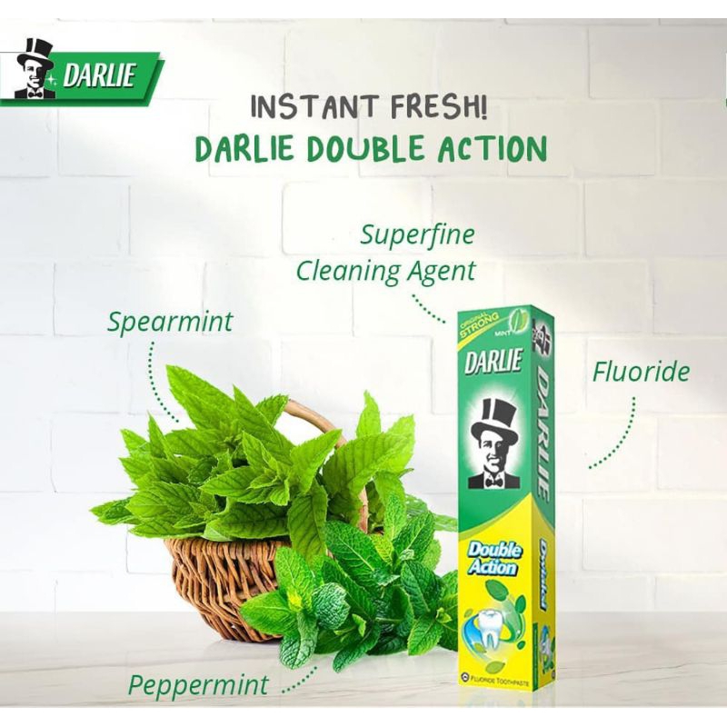 Darlie Double Action JUMBO 150 gr EXTRA isi 25 gr anti bau mulut