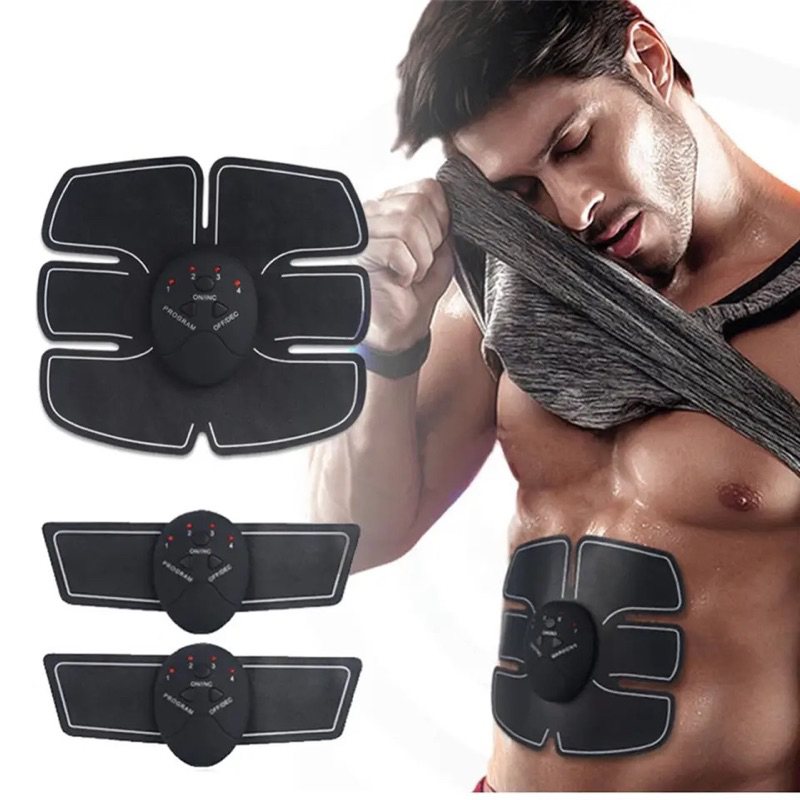 Alat Stimulator Terapi Pelangsing Perut Buncit EMS Otot Six Pack Muscle Stimulator Fat Burner