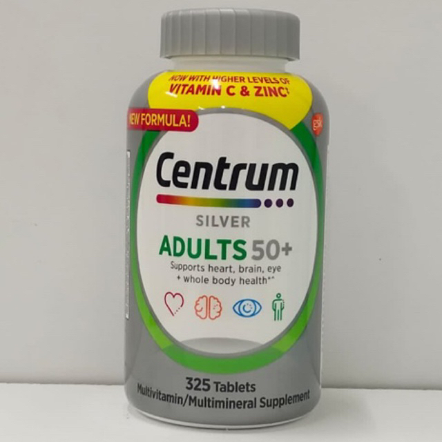 CENTRUM Silver Adults 50+ Multivitamin/Multimineral (325 Tablets)