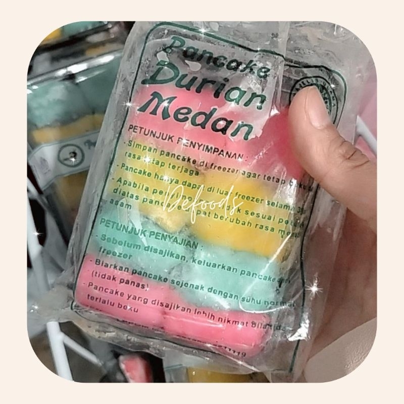 

PANCAKE DURIAN MEDAN MINI RAINBOW