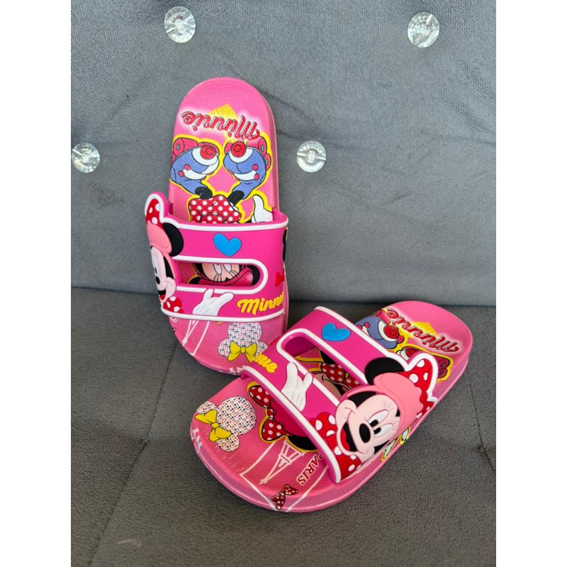 SANDAL SLOP ANAK MICKEY MINNIE IMPORT FULL KARET