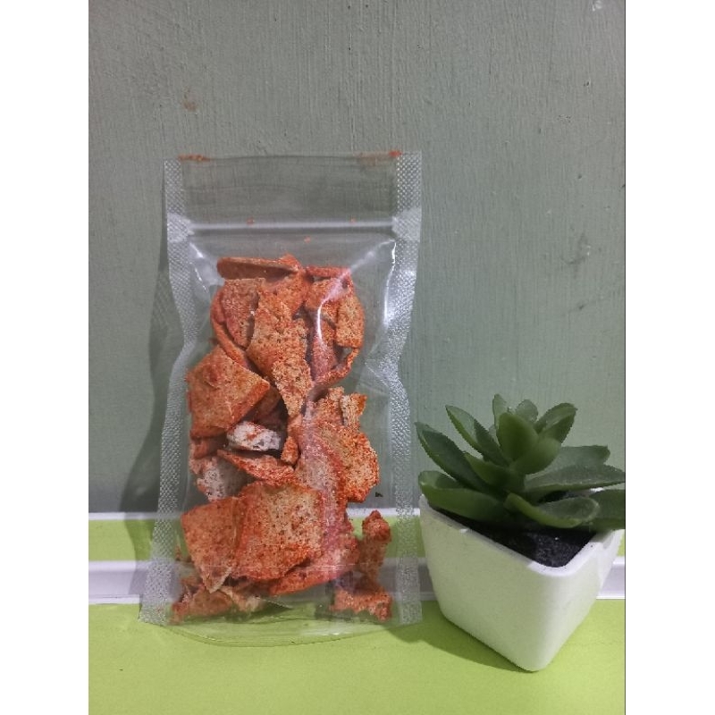 

Basreng Pipih Rasa Pedas Daun Jeruk 45 Gram - Ainun Store