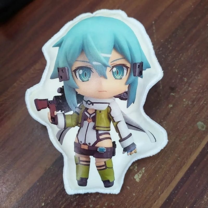 Ready Boneka Lucu Bantal Nendoroid Sinon Sword Art Online SAO Anime
