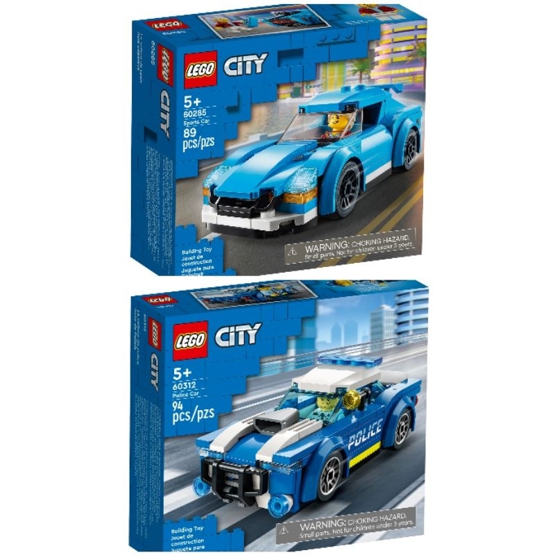 Lego City 60285 Sports Car & 60312 Police Car Sale