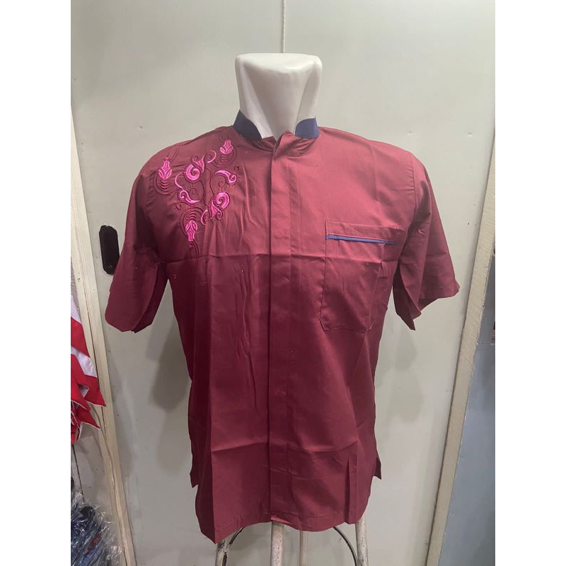 Baju koko lengan pendek / Baju taqwa / baju koko cowok / baju muslim / baju koko / baju muslim / baju koko dewasa