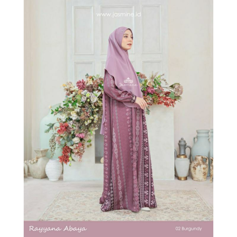 RAYYANA ABAYA NEW DESIGN SEROJA SERIES READY STOK BY JASMINE