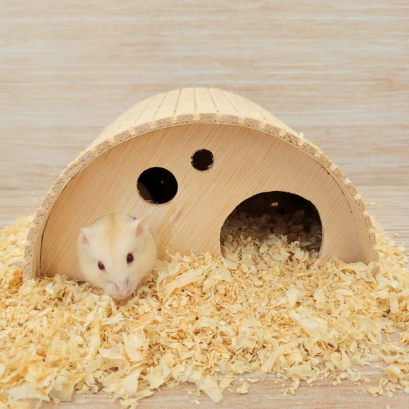 Hamtoro HALFMOON House Rumah Mainan Hamster Besar FREE Dus dan Bubble