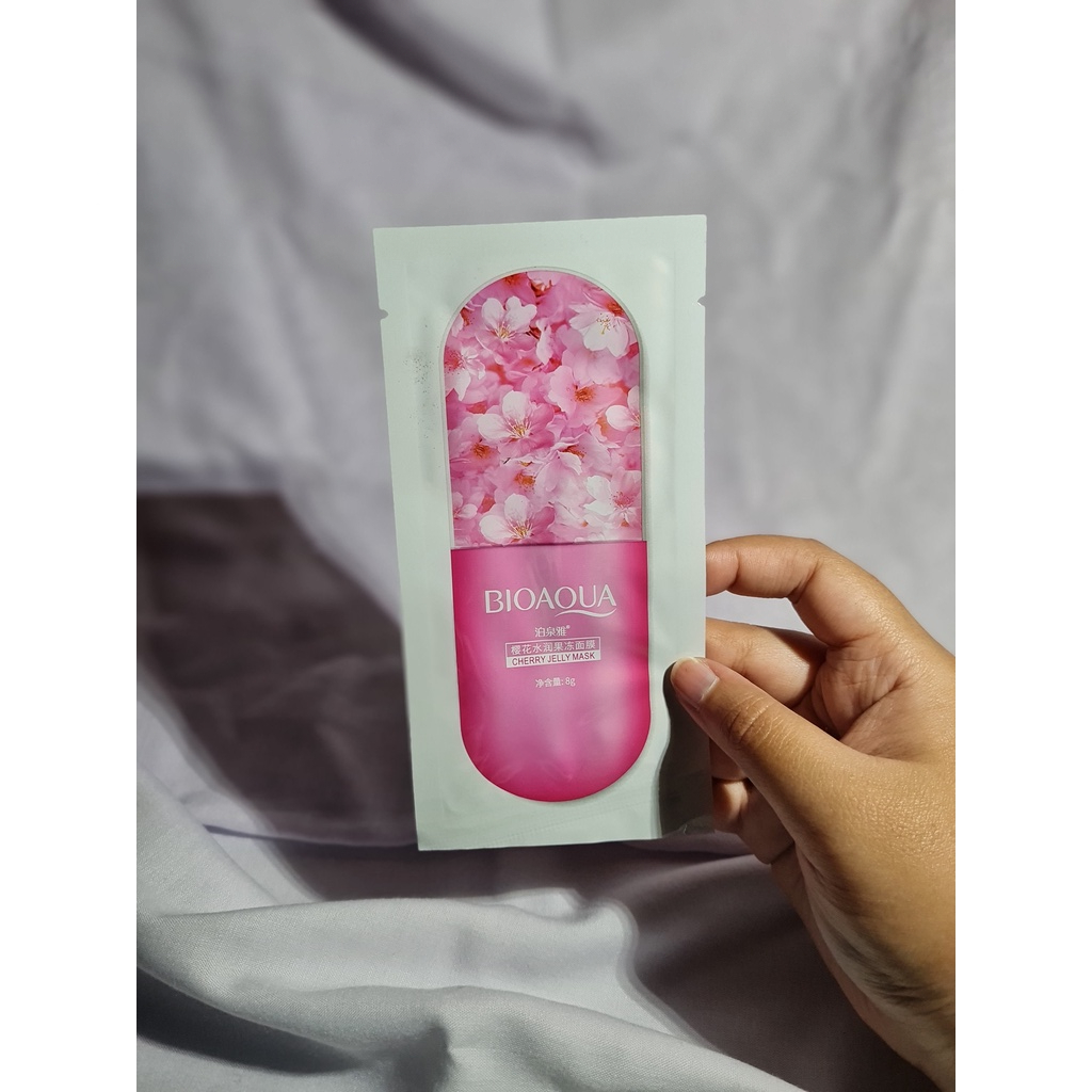 BIOAQUA Cherry Jelly Mask / Masker Wajah / Masker Muka